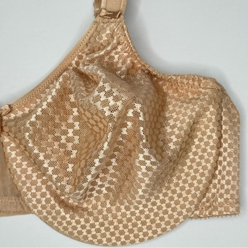 CHANTELLE C Manifique Nouveau Seamless Unlined Minimizer Bra Nude Underwire 36E - Picture 7 of 15
